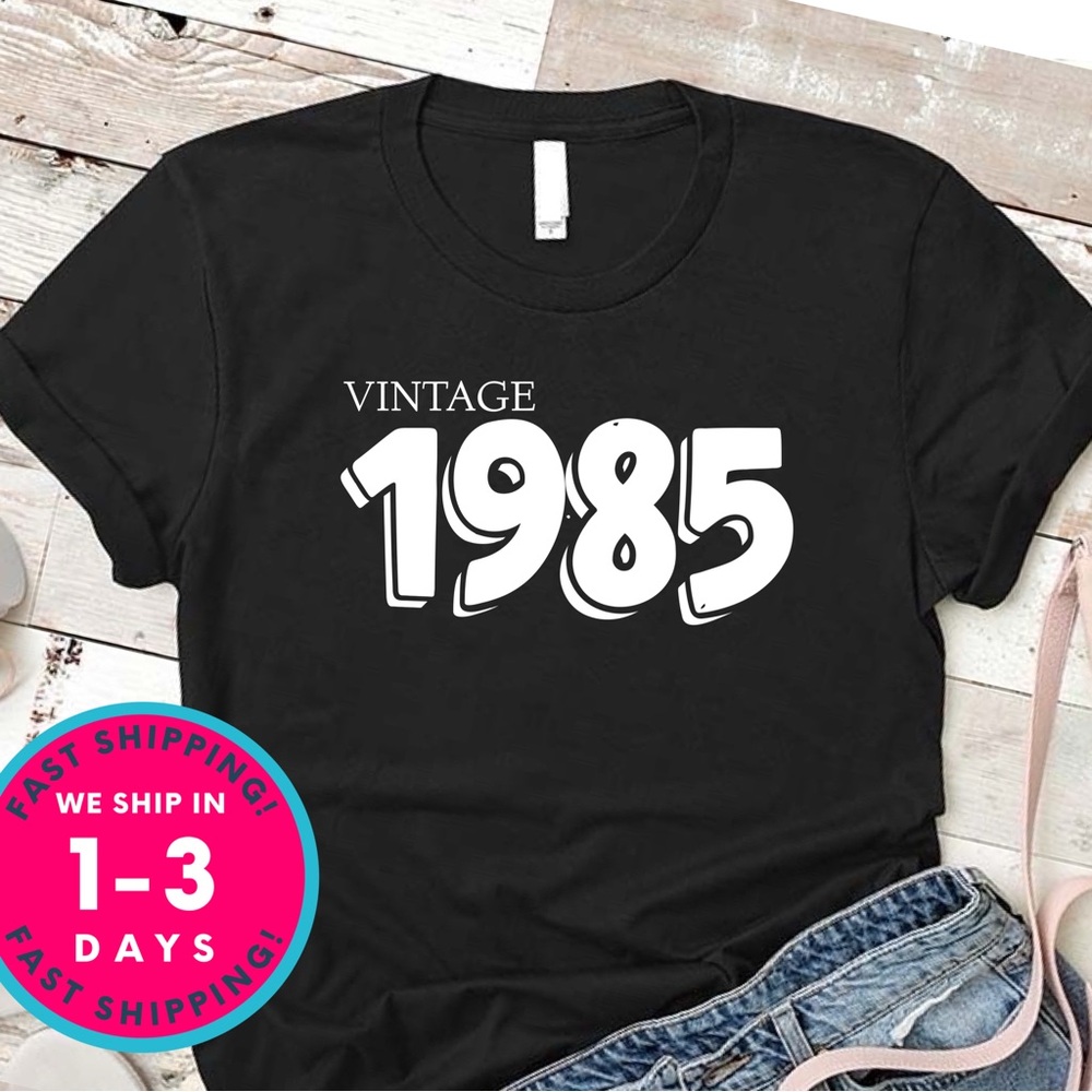 Gildan - VINTAGE 1985 T shirt cool birthday gift